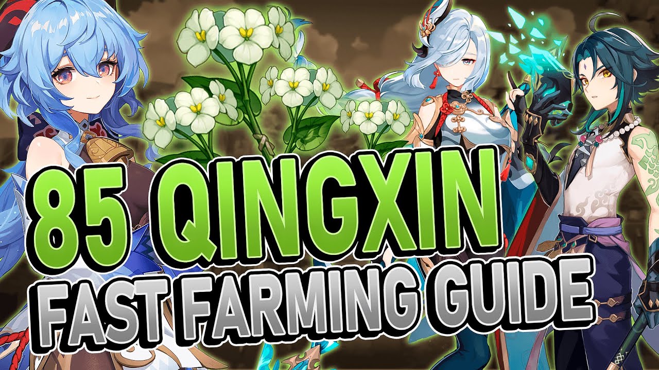 QINGXIN 85 Locations FAST FARMING ROUTE | Genshin Impact 2.4