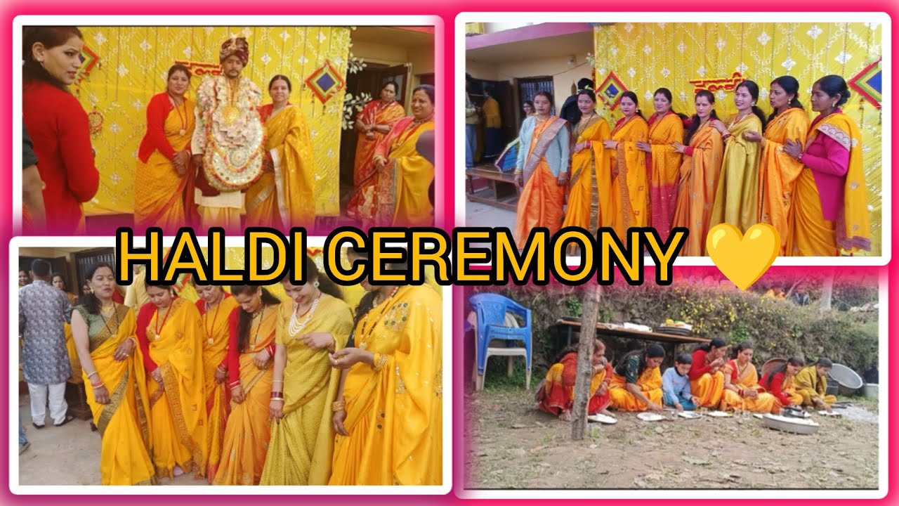 Pahadi Haldi Ceremony 💛 || @Jankirawatvlogs 