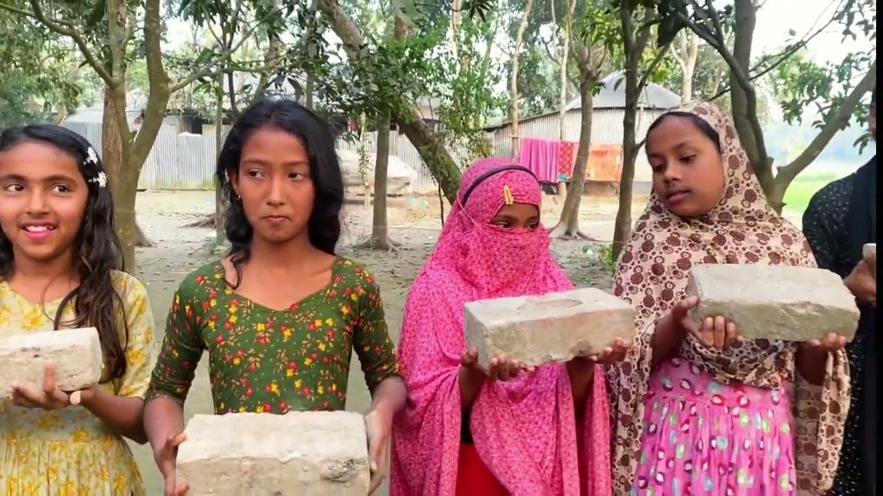 ইট ধরে রাখার চ্যালেঞ্জ কিভাবে আজকের পুরস্কার ছোট মেয়েদের খেলা 2026 @PolliTv-r3r 