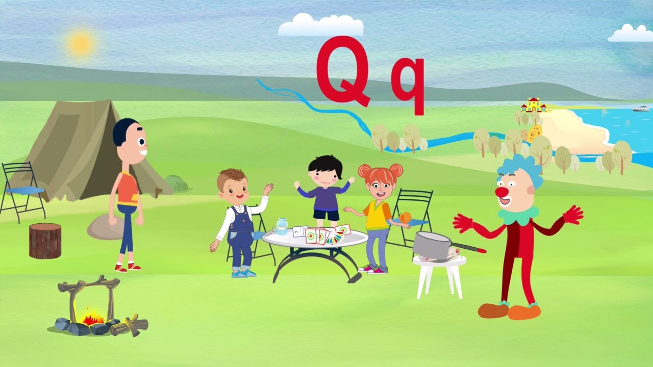 ABC-Lied - Buchstabe Q - mit Kiku, dem Clown