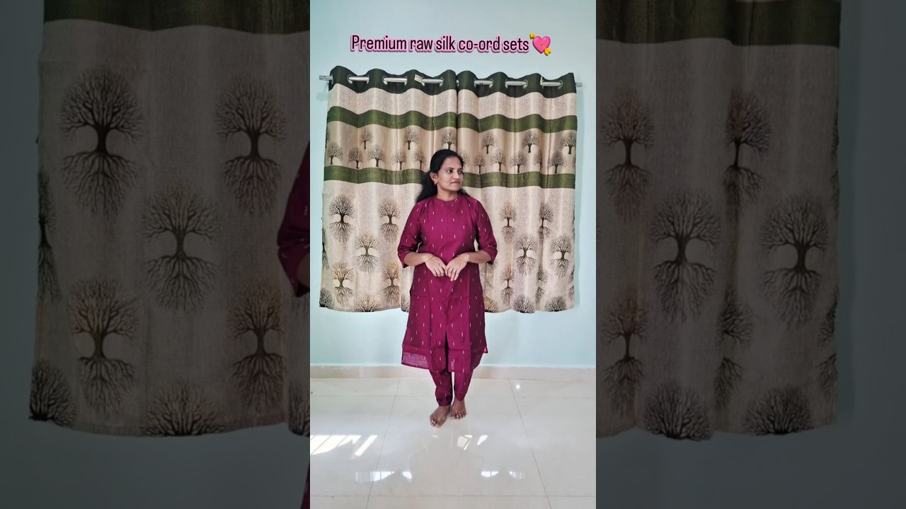 Premium raw silk co-ord sets | maguva Gallery| ordernow | maguvagallery collections 