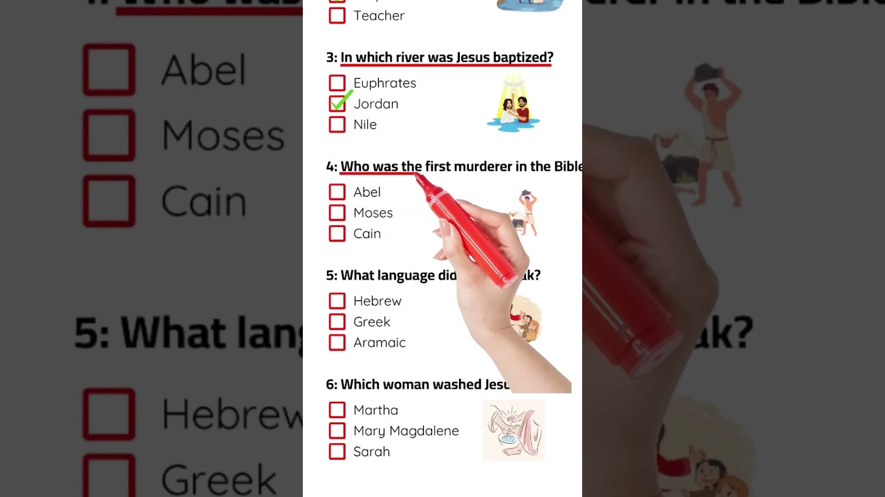 Christian Quiz - Test Your Bible and Faith Knowledge  #trivia  #quiz #Bible #christian #catholic