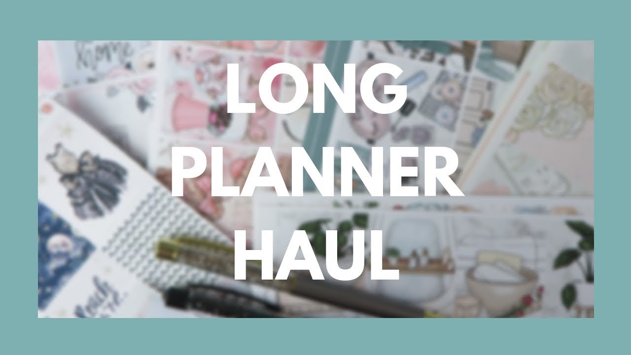 PLANNER HAUL // Stickers & Supplies!