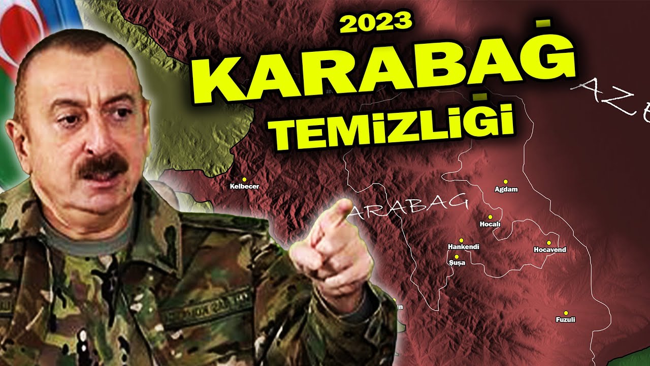 Karabağ'da Antiter&ouml;r Operasyonu (Haritada Anlatım) : Azerbaycan Zaferi