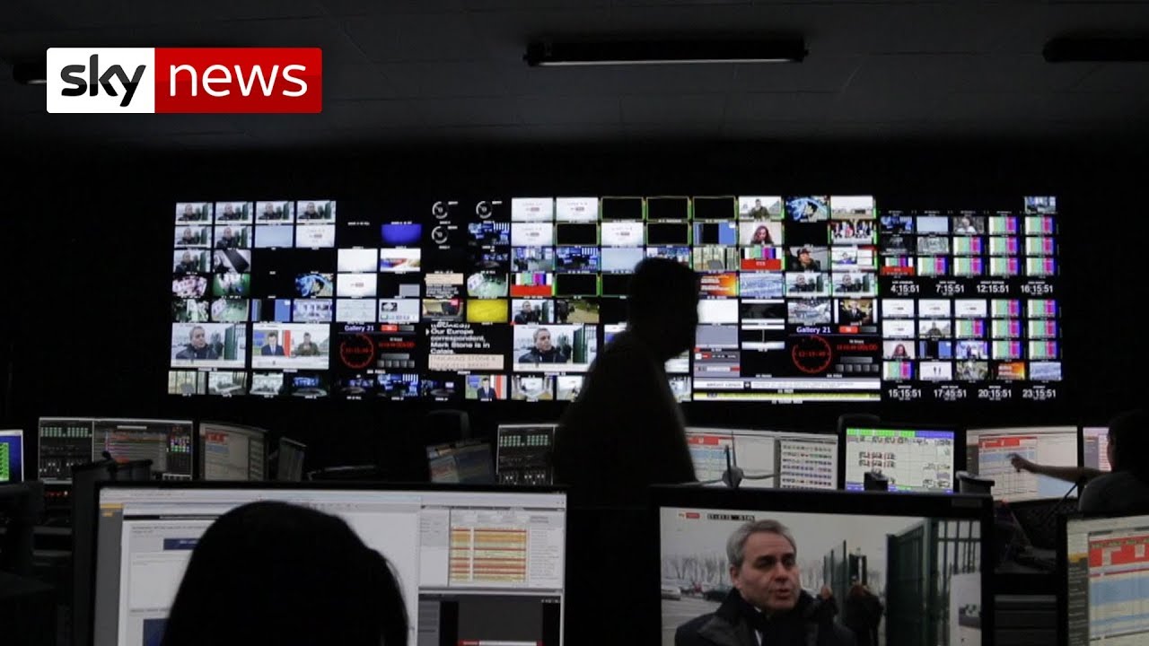 Watch behind the scenes at Sky News