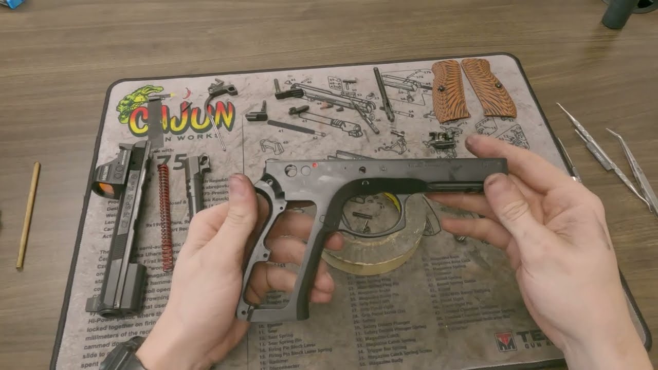 CZ SP01 Manual Safety Complete Disassembly and Reassembly