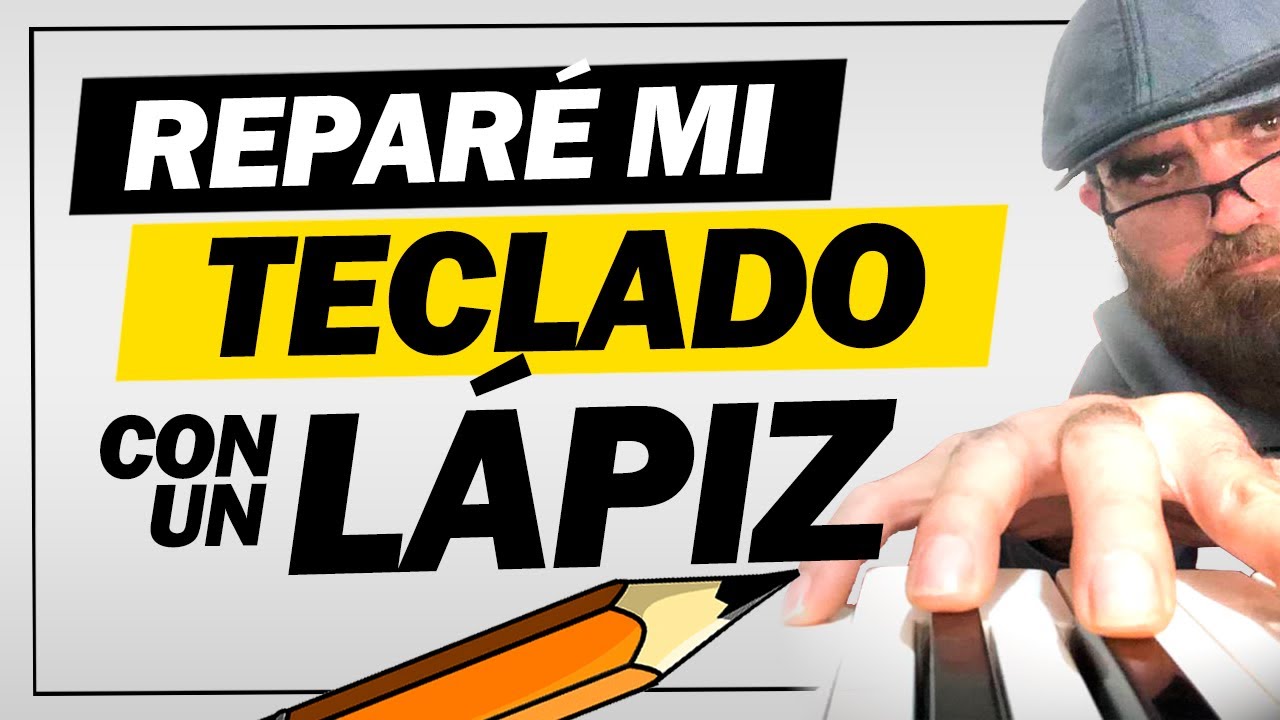 🎹 REPARE MI TECLADO CON UN LAPIZ¡¡ ✏✏ Falla de teclado.. no se escuchan algunas teclas, 🎹✅