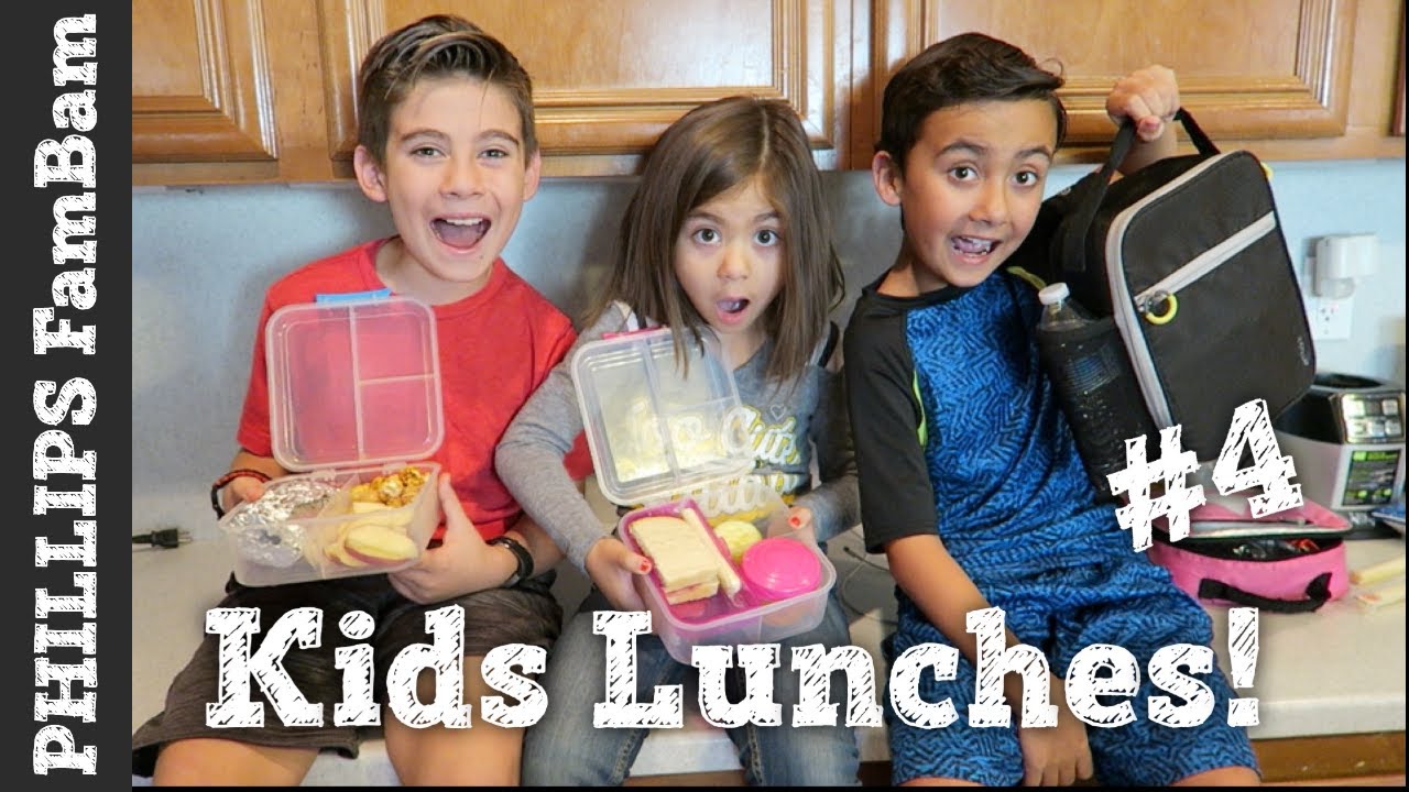 KIDS SCHOOL LUNCH IDEAS #4 | KIDS PACKING THEIR OWN LUNCHES | PHILLIPS FamBam Vlogs