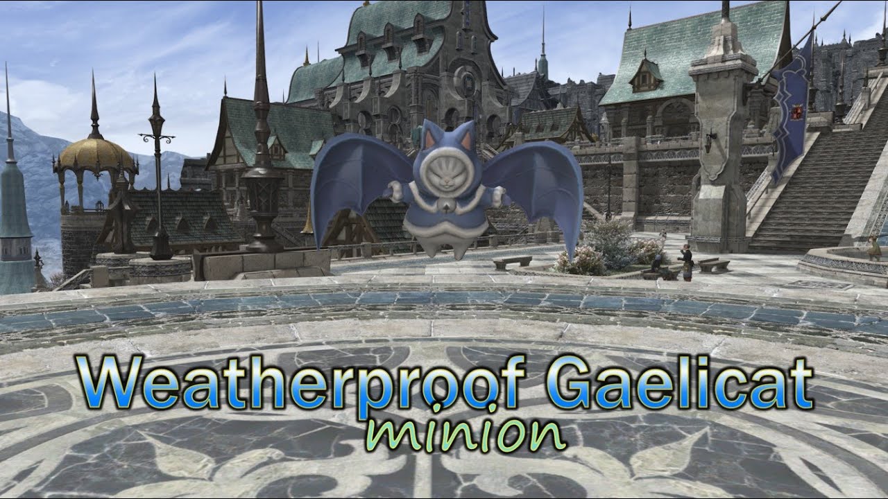 FFXIV: Weatherproof Gaelicat Minion