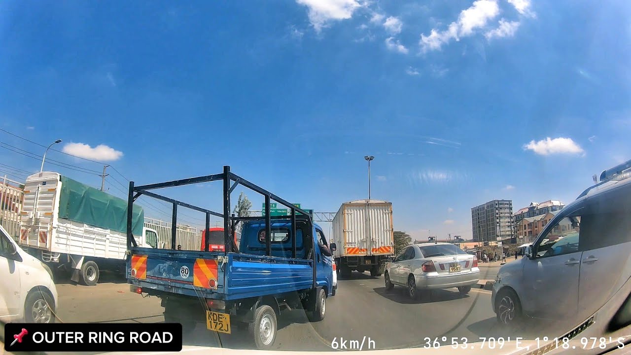 Exploring Kenyan Roads: The Messy Outer Ring Road & Thika Road Ngara with Crazy Mid morning traffic