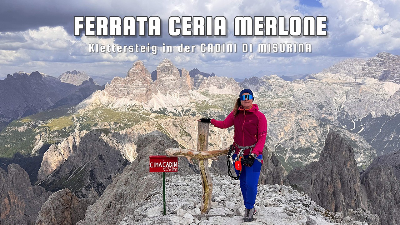 Dolomiten: Via Ferrata Ceria Merlone (B/C) - Gipfel-Klettersteig in der Cadini di Misurina