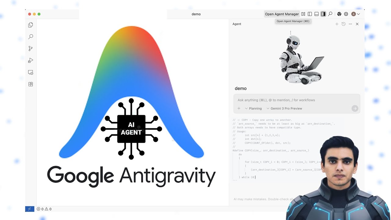Google Antigravity IDE: полный обзор новой платформы кодирования агентов на основе ИИ