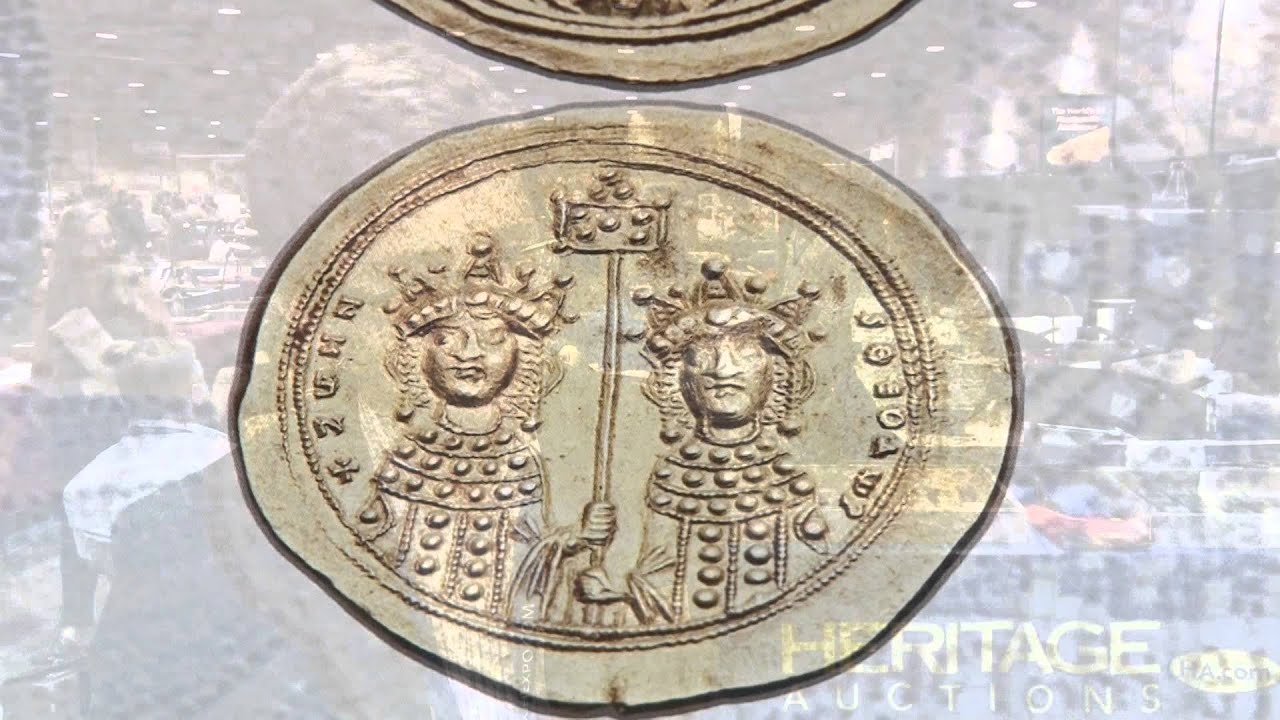 Heritage Auctions Byzantine Gold Collection for Record Prices at Long Beach Expo. VIDEO: 4:10.