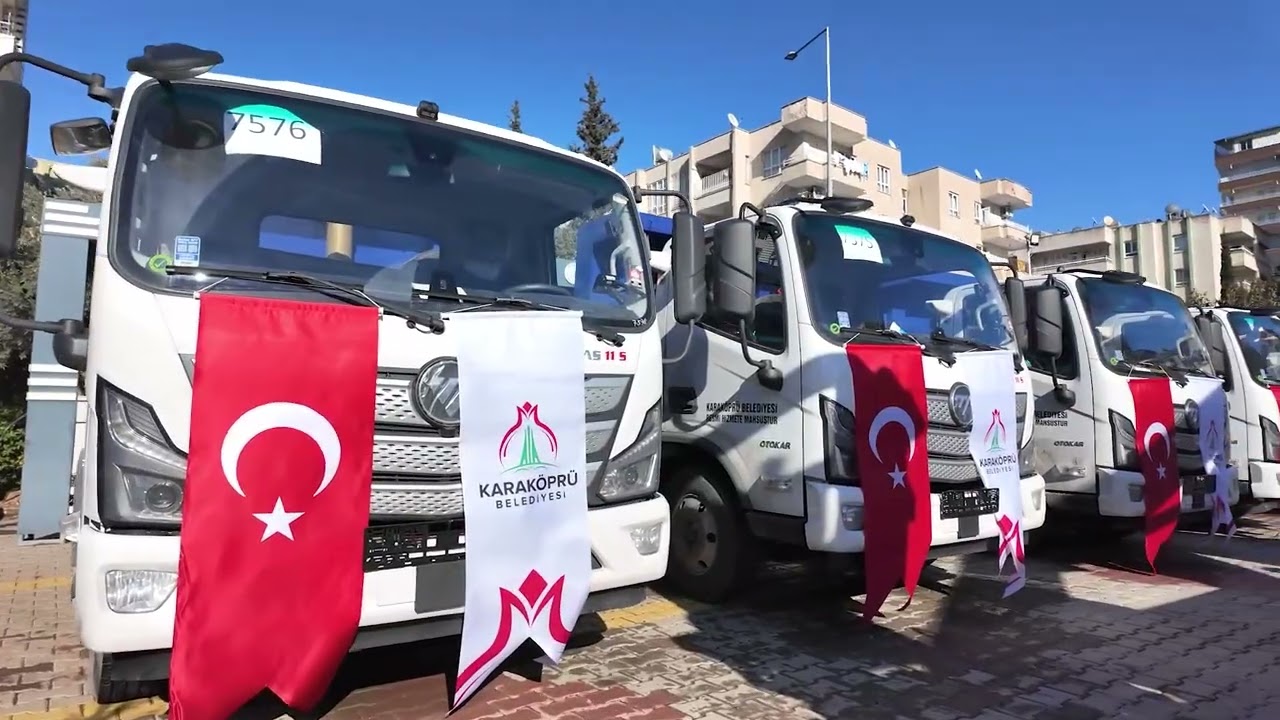Karaköprü Belediyesi -  Karaköprü Belediyesi hizmet filosunu 71 araçla güçlendirdi
