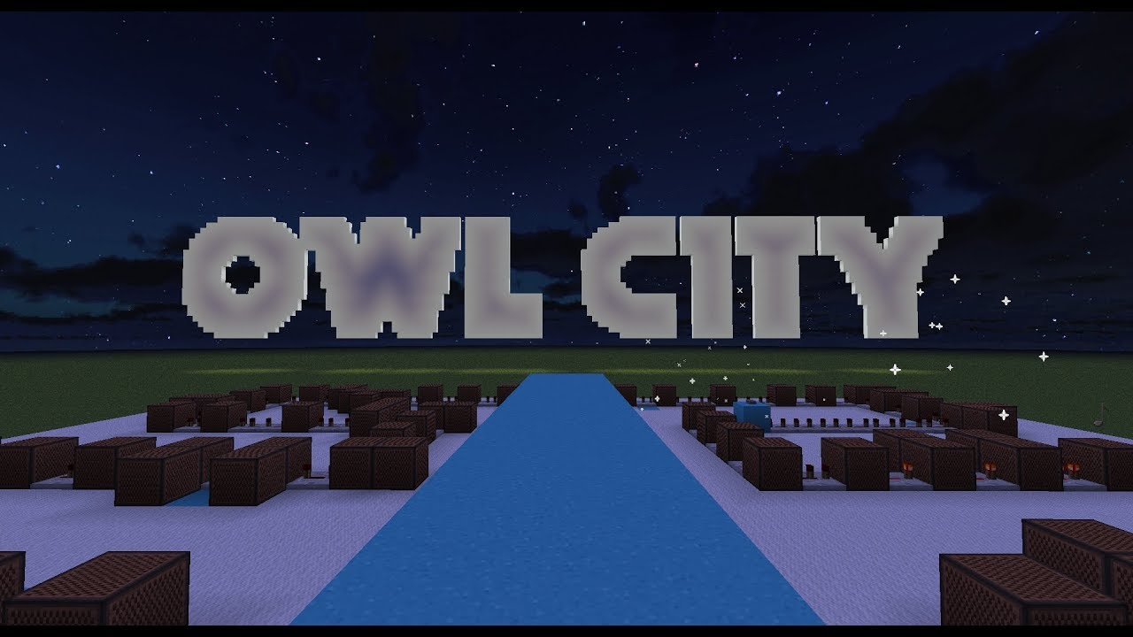 Owl City - Fireflies [Minecraft Noteblocks]