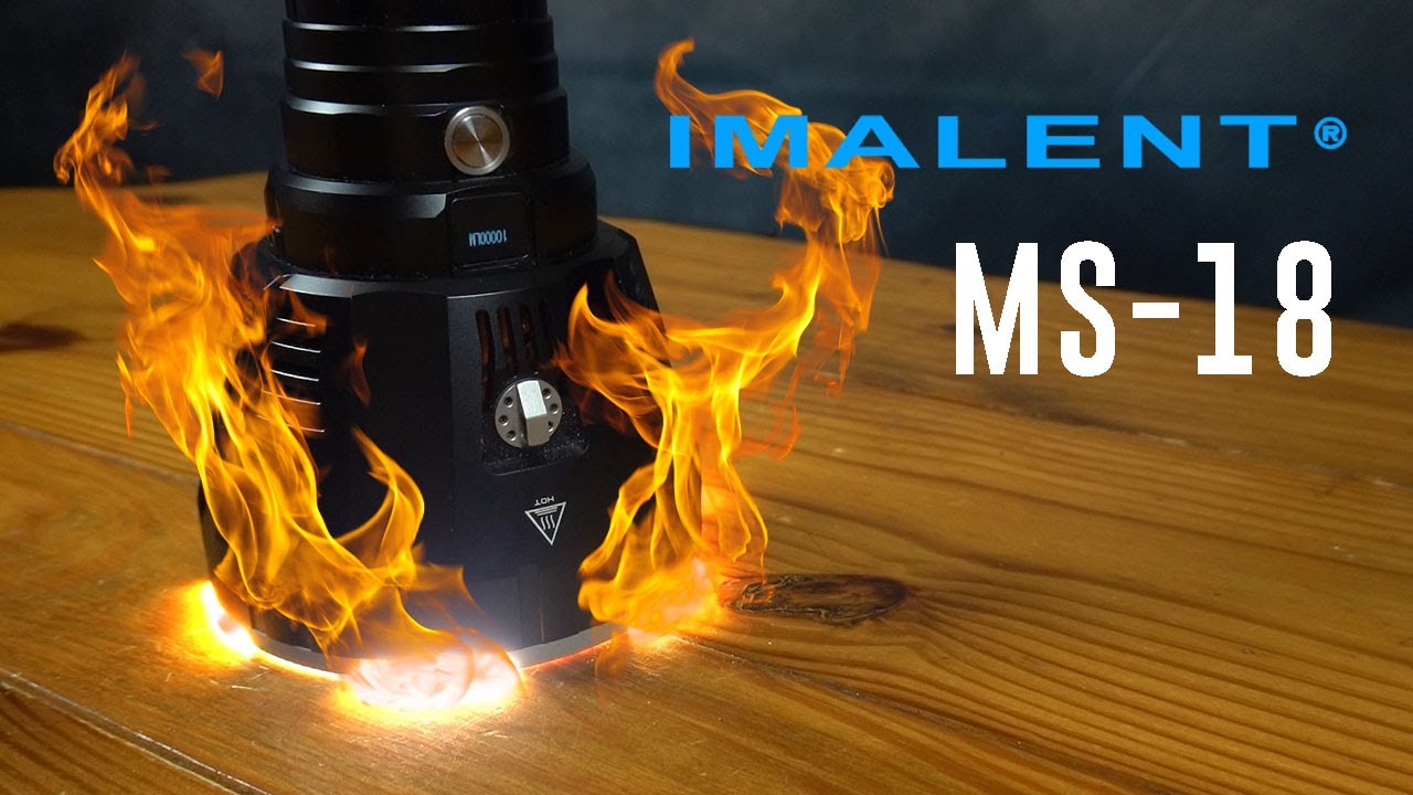 World's BRIGHTEST Flashlight (Will it fry an egg?) Imalent MS-18