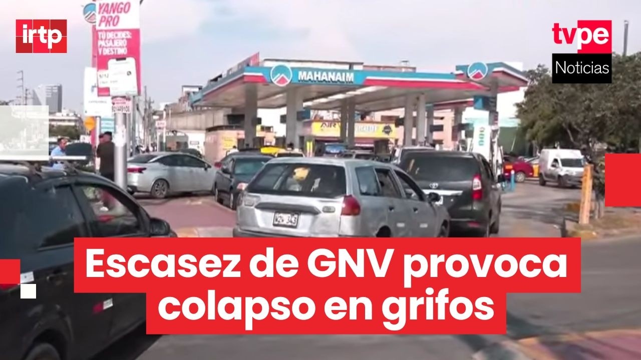 Largas colas por desabastecimiento total de GNV en Lima