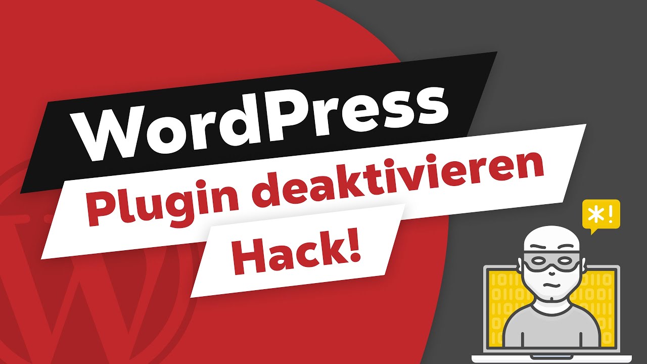 Plugin deaktivieren (Backend gesperrt !!)