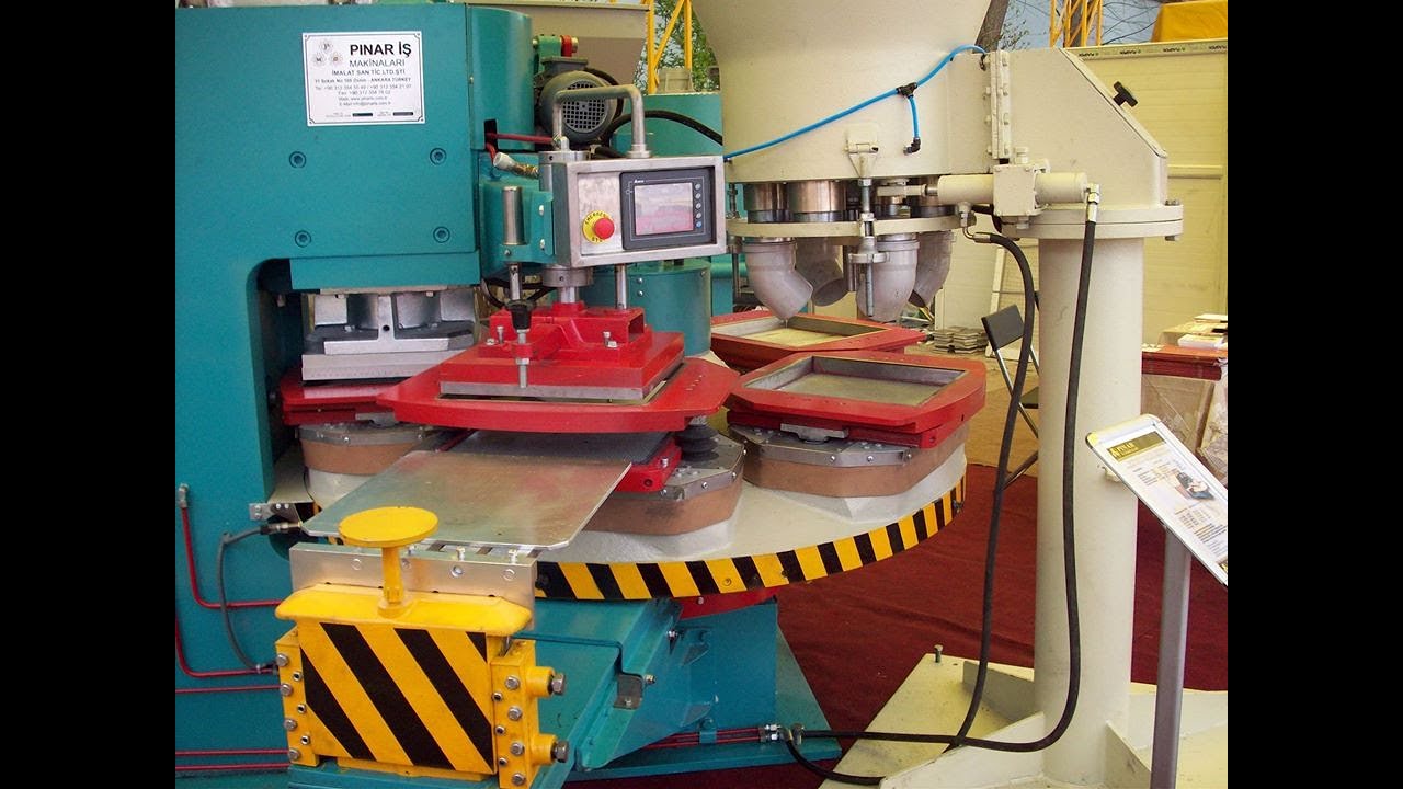 HOW TO RESTORATE AN AUTOMATIC ROTARY  TILE PRESS MACHINES  مكبس بلاط اوتوماتيكي دوار مجدد بضمان