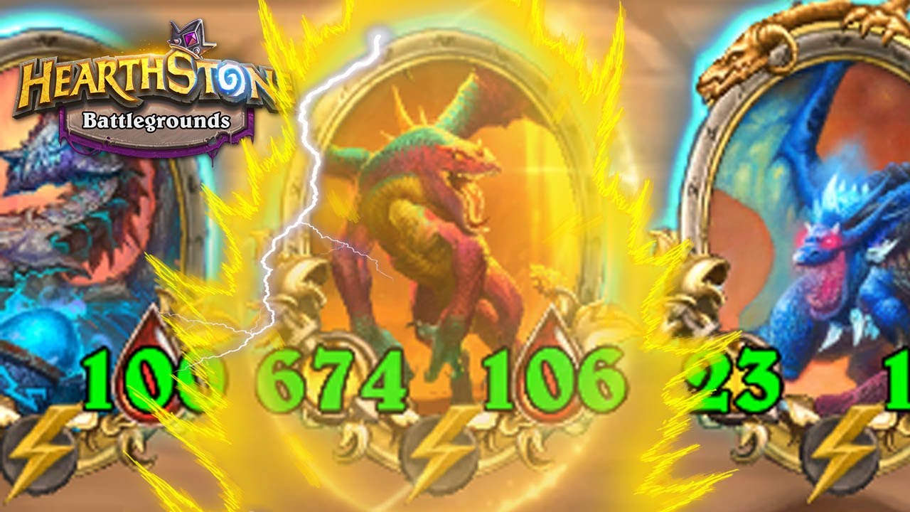 Los Nuevos Dragones no estan mal... xD | Hearthstone Battlegrounds