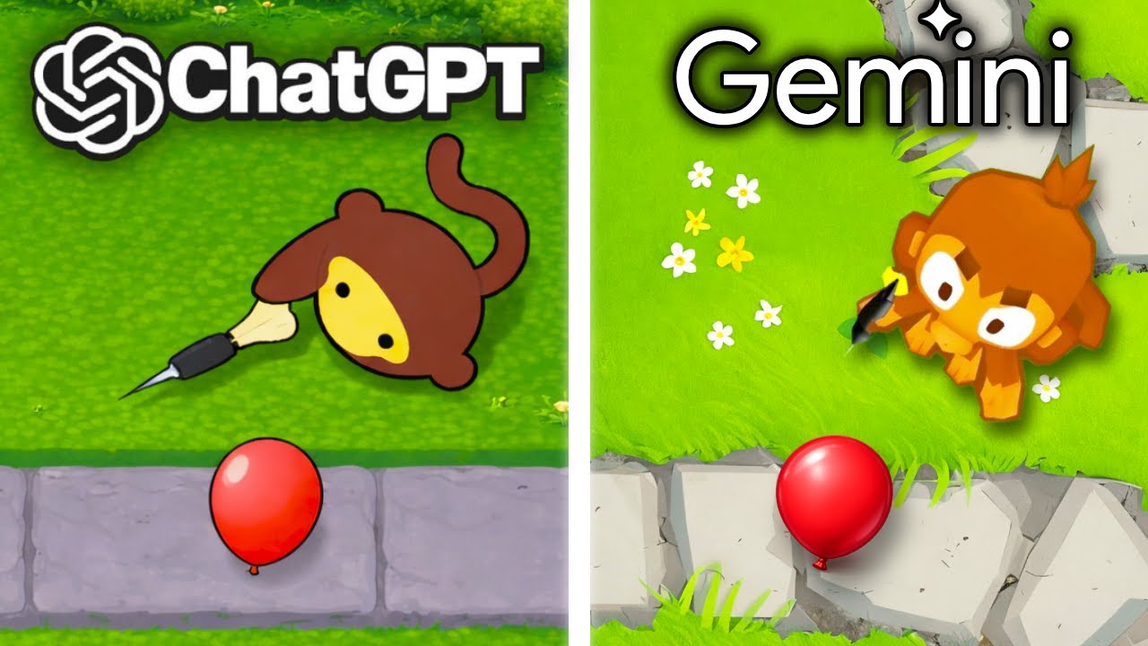 ChatGPT vs Gemini Make Bloons Tower Defense From Scratch