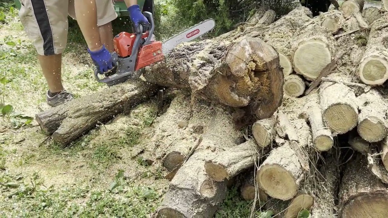 Efco mt 4400 akác fában