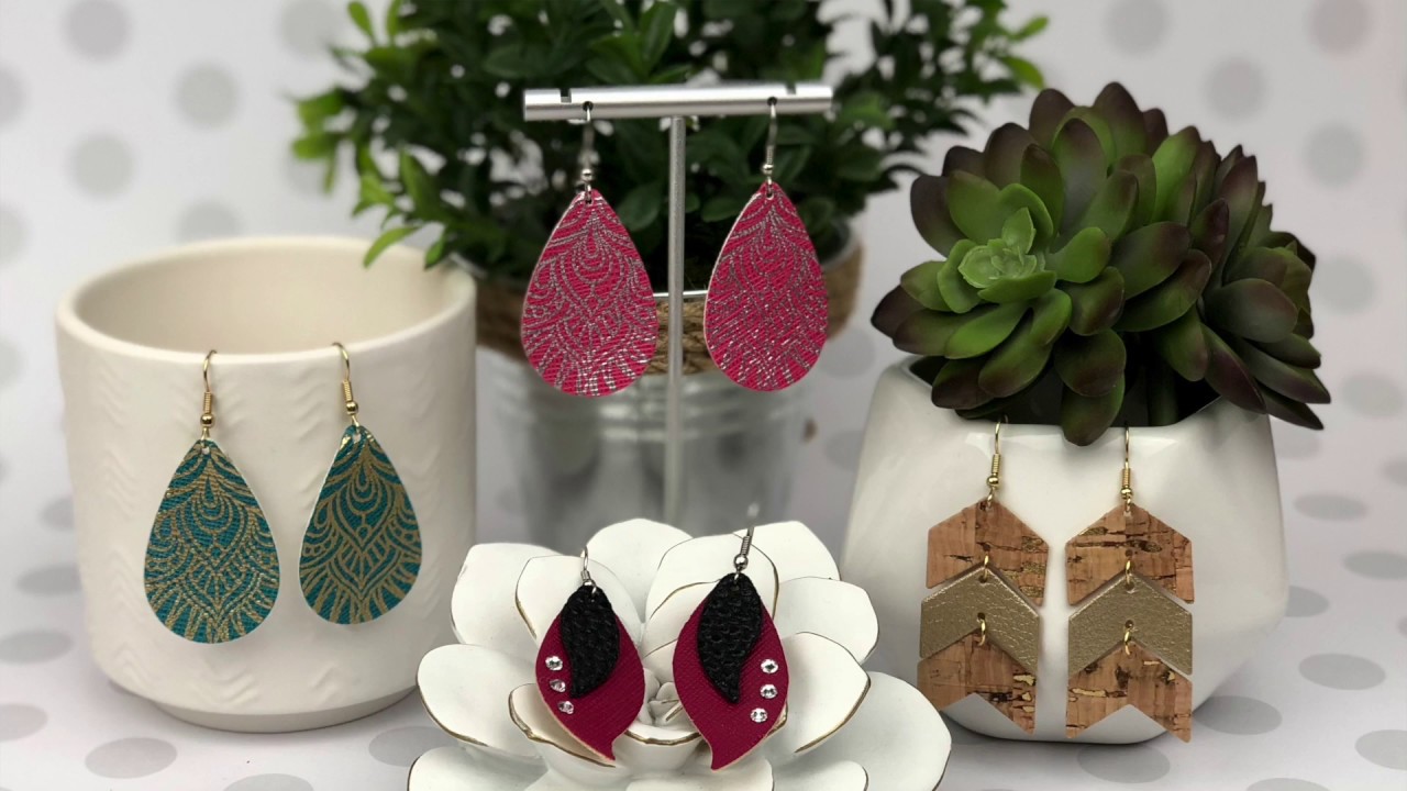 Handmade Leather Earrings (Advanced Techniques)
