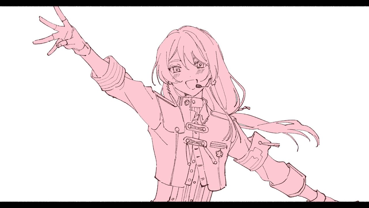 【手描きにじさんじ】ももいろの鍵【弦月藤士郎 中心】