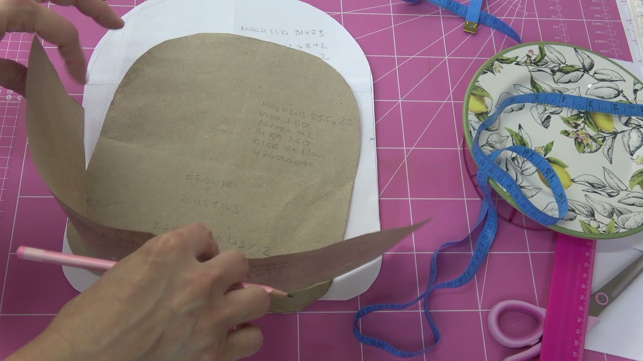 Como fazer molde de Mochila qualquer tamanho