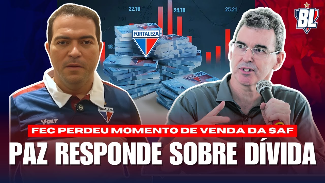 🚨 MARCELO PAZ RESPONDE SOBRE D&Iacute;VIDA DE 100 MILH&Otilde;ES 🤔 FORTALEZA PERDEU GRANDE MOMENTO PARA VENDER SAF