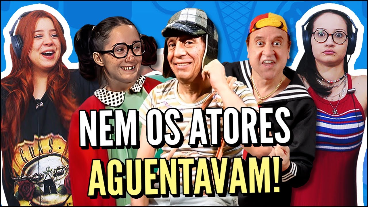 ATORES DE CHAVES RINDO FORA de HORA!! 😂😂 - VILA DO CHAVES (JOVENS REAGEM)