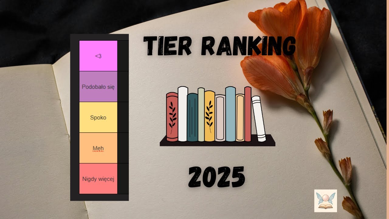 Tier ranking książek przeczytanych w 2025 roku