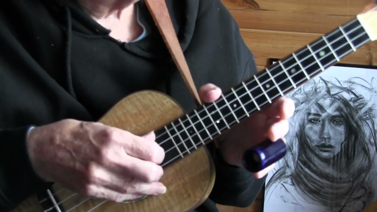 Slide Ukulele Lesson - Come on in my Kitchen - Open C tuning