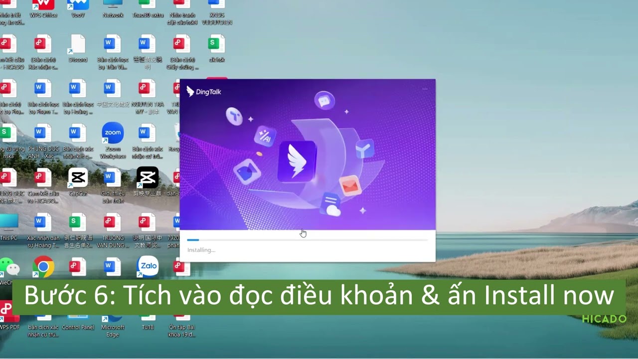 Hướng dẫn tải v&agrave; đăng k&yacute; t&agrave;i khoản DingTalk để học online hiệu quả!