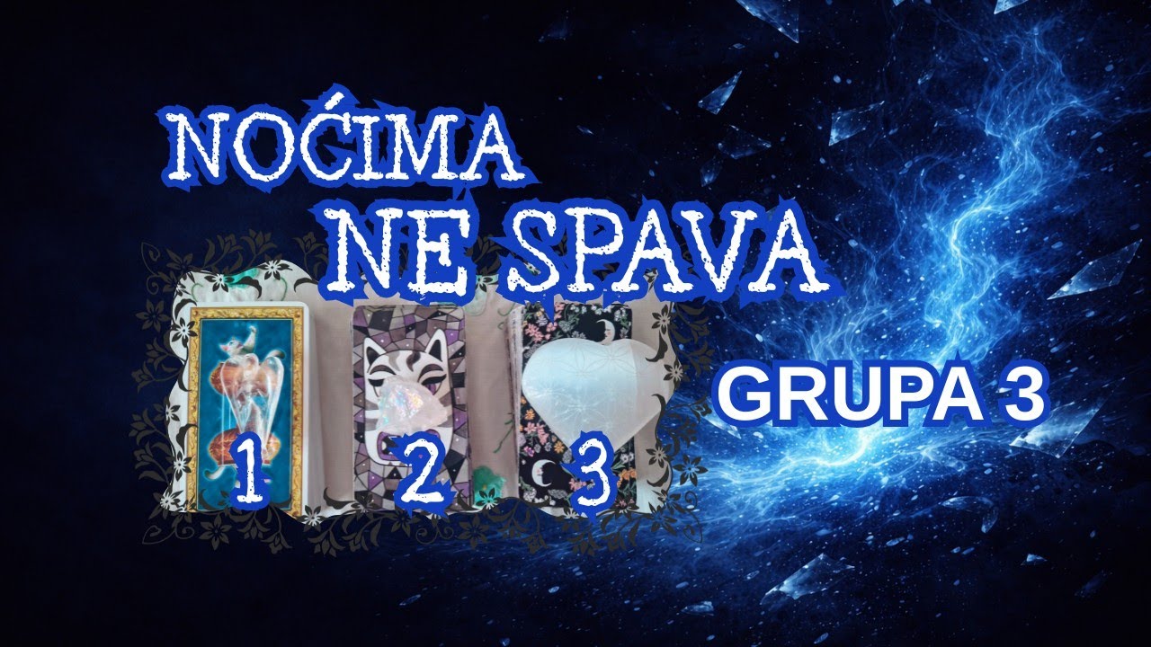 NOĆIMA NE SPAVA ZBOG VAS! Ko Ne Može da Vas Izbaci iz Glave i Šta će Uraditi? ❤️ GRUPA 3
