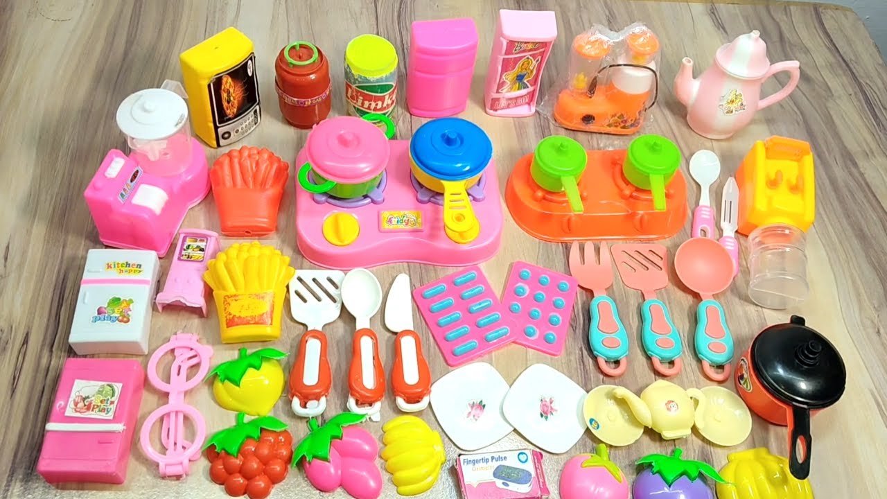 7:55​ Minutes Satisfying with Unboxing Hello Kitty Miniature Kitchen Set | Toy Kitchen Set Unboxing