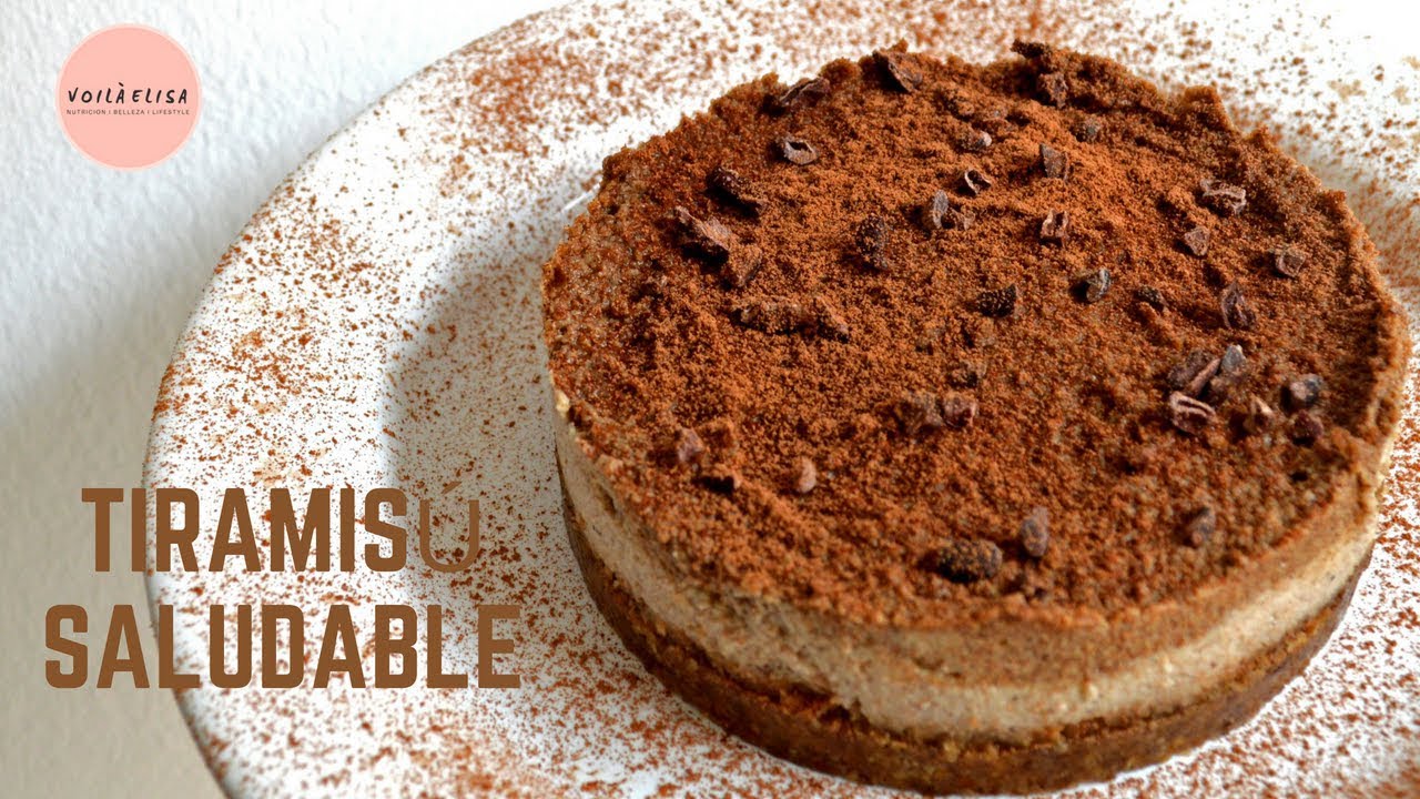 TIRAMISÚ VEGANO Y SALUDABLE