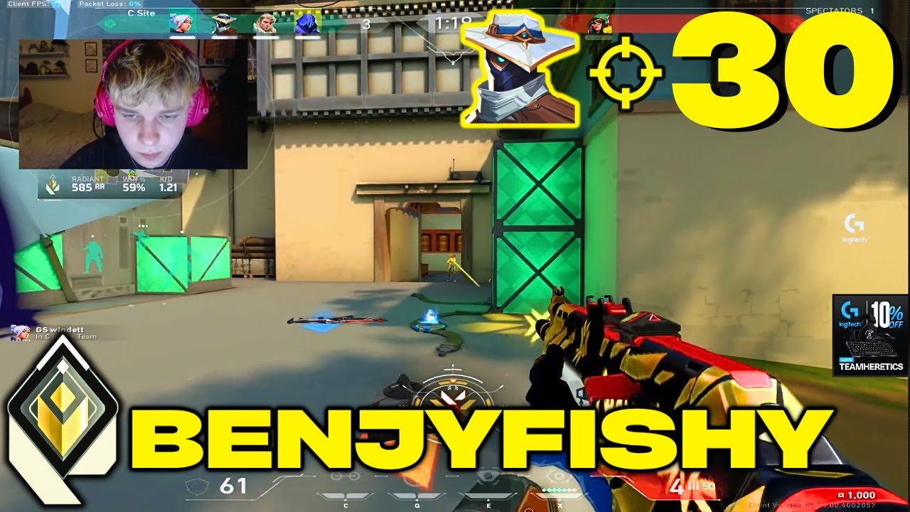 52% попаданий в голову в Radiant!! - TH benjyfishy [EU] #MatchMVP