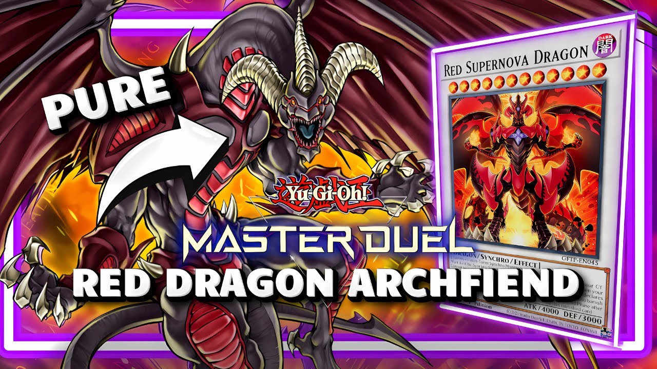 PURE RED DRAGON ARCHFIEND DECK: 40 CARD DECKLIST | YUGIOH MASTER DUEL
