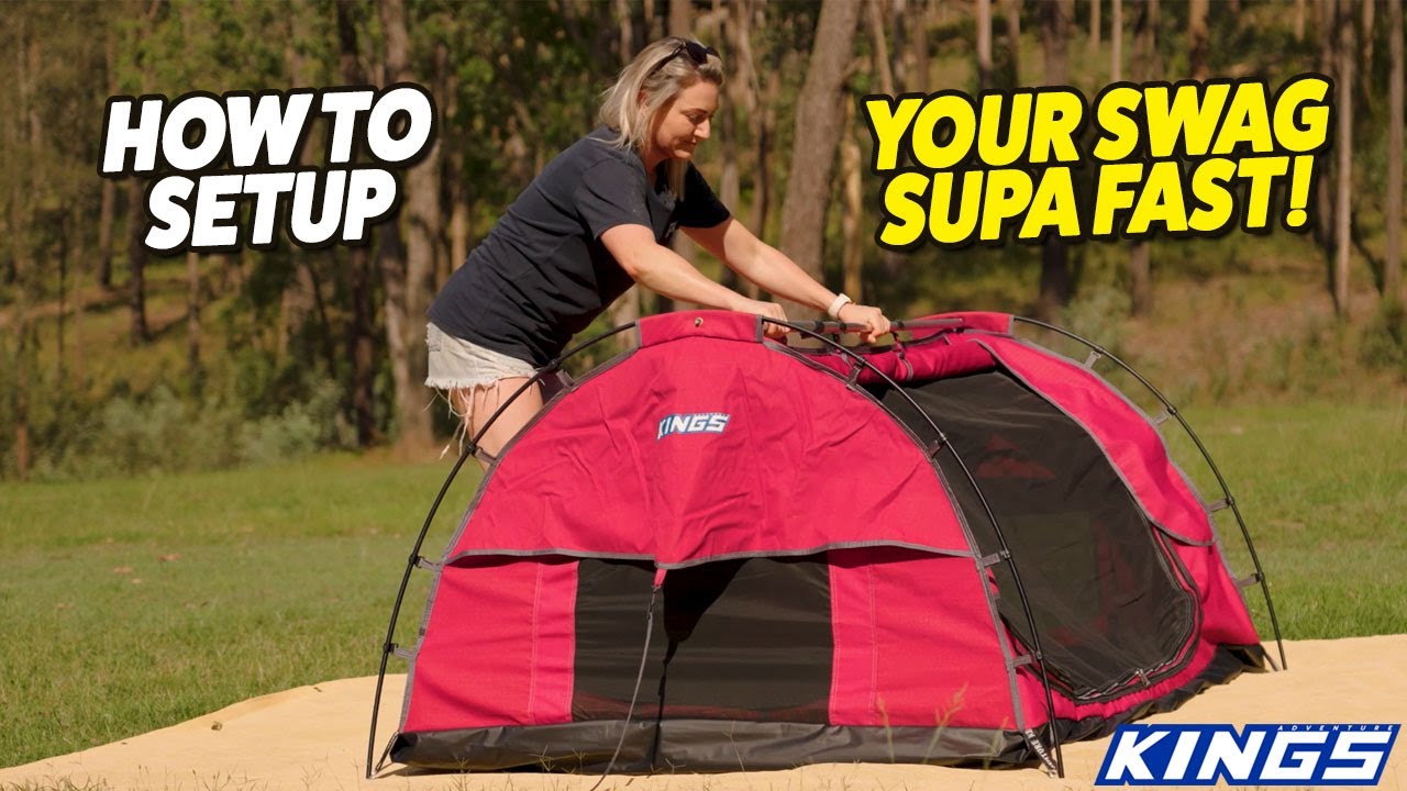 Easy swag setup tips for your Kings Pink swag!