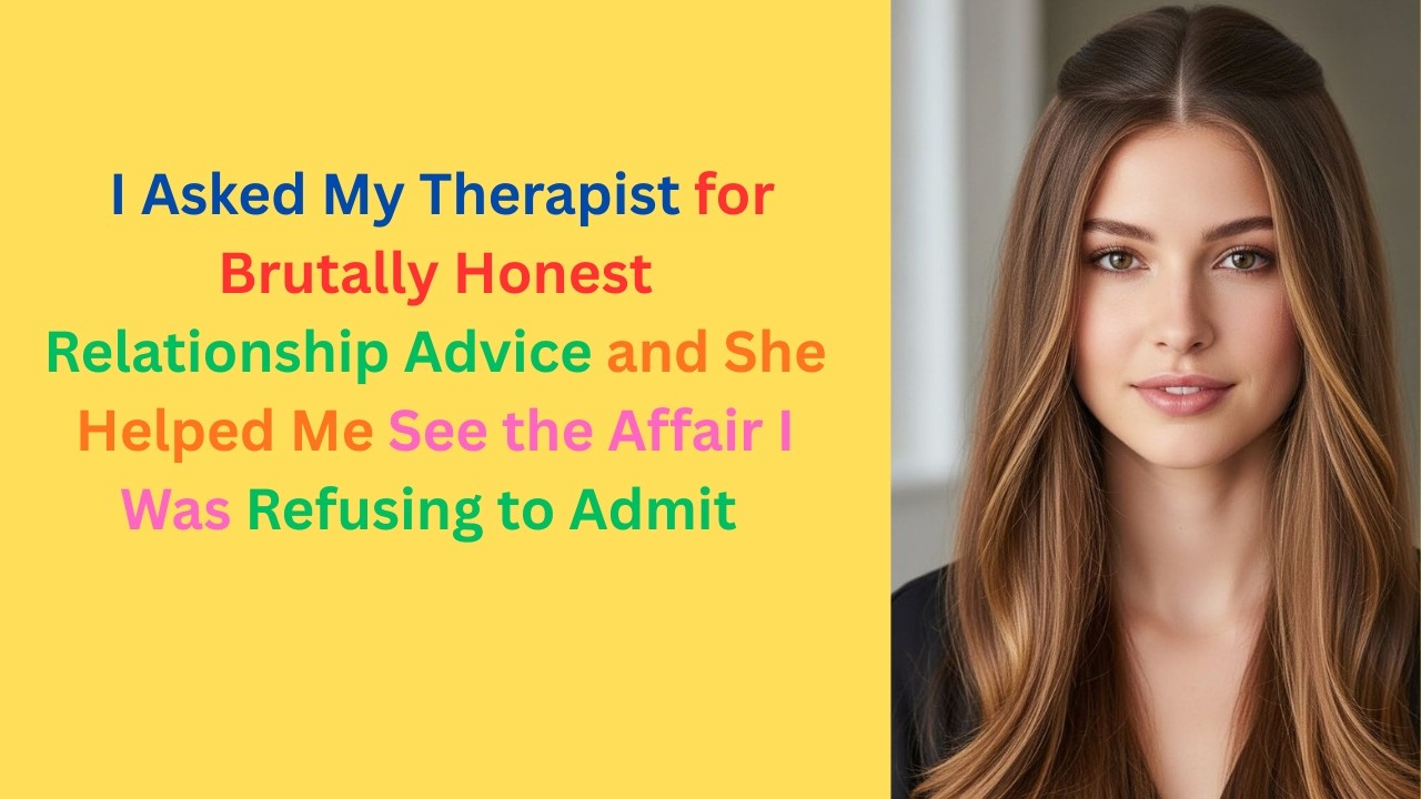 I asked my therapist for brutally honest relationship advice and faced the affair I denied at last