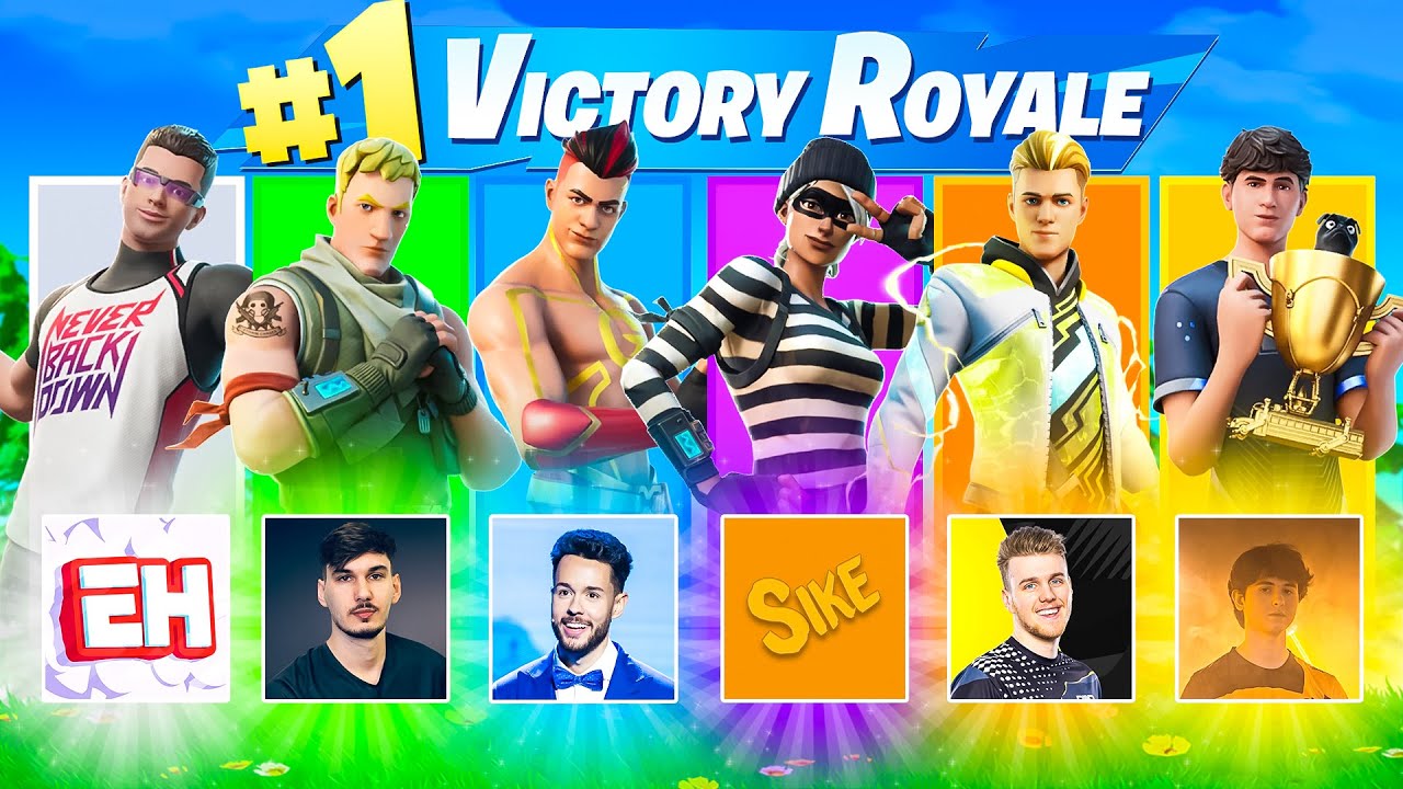 Random YOUTUBER Challenge pe FORTNITE