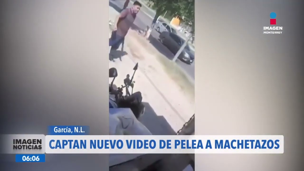 Captan en video una riña con machete en Juárez, Nuevo León | Noticias MTY primera emisión