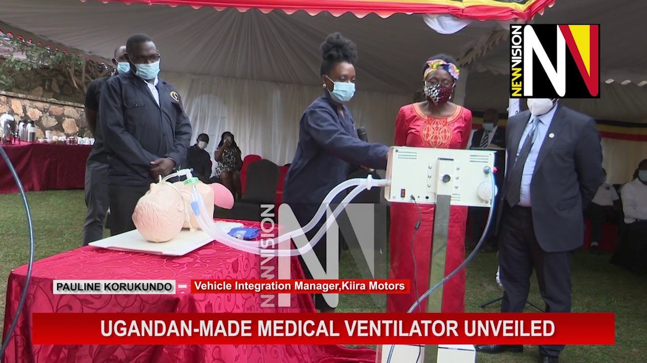 Kiira Motors unveil low cost medical ventilator