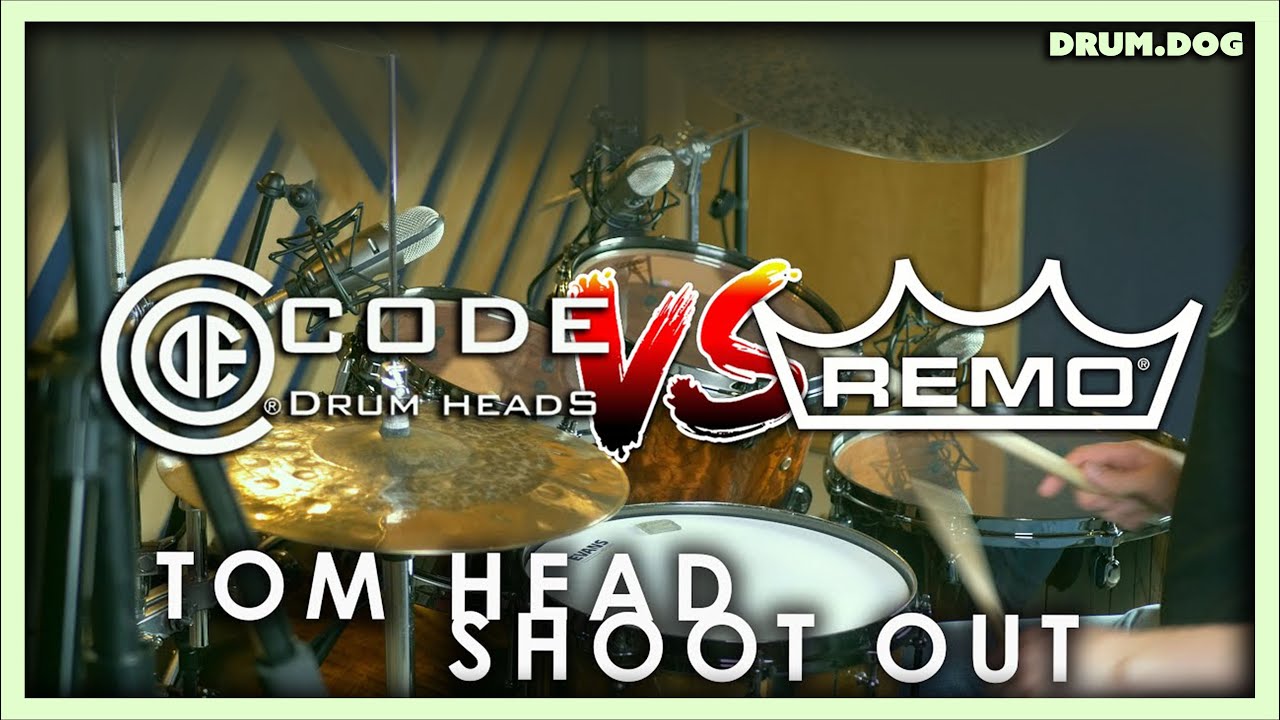 Code DNA vs. Remo Ambassador | Tom Head Sound Comparison | Drum Dog