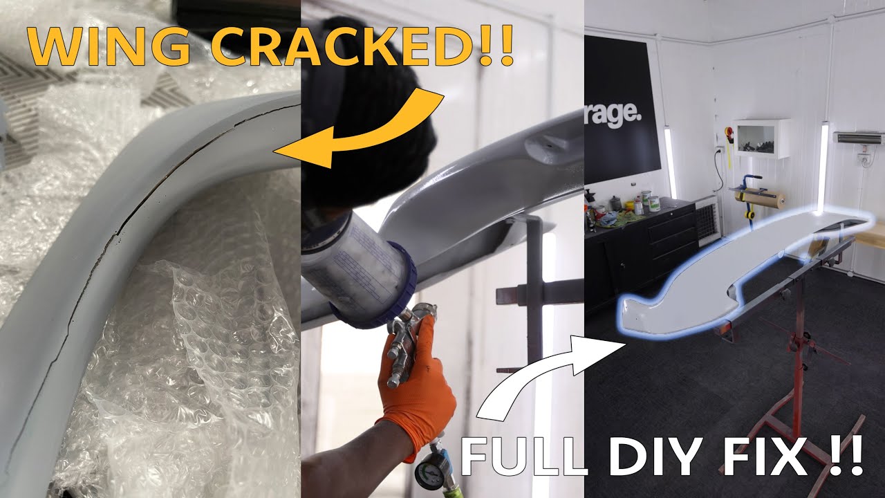 $1,000 Wing Arrived Cracked – We Fixed It Ourselves (DIY REPAIR) !!!