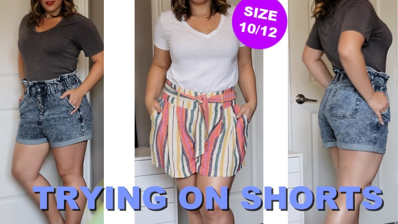 5 Cute Shorts for Curvy Bodies (Try On) | Bailey B.