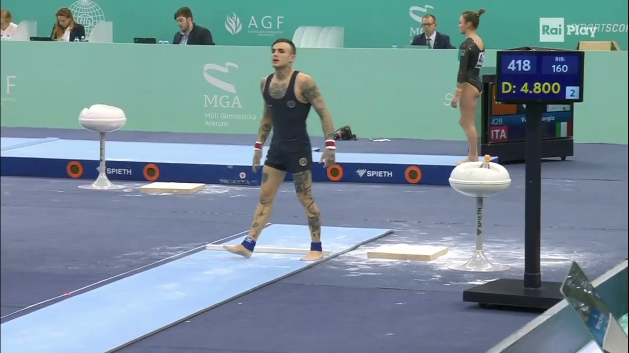 Nicola Bartolini (ITA) - Vault Final - World Cup Baku 2023