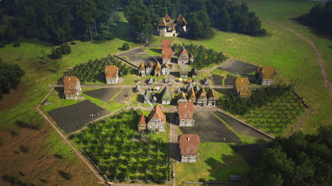 MANOR LORDS последнее обновление. Гайд по огородам. NEODESIGN для садов и огородов.