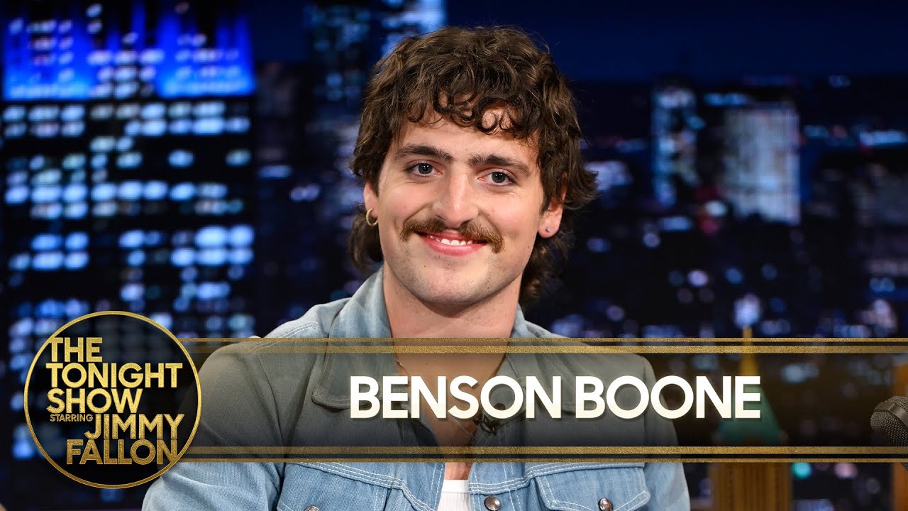 Benson Boone Flips Off Jimmy's Desk, Talks Moonbeam Ice Cream and American Heart (Extended)